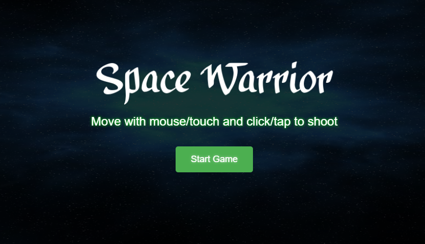 Space Warrior Game